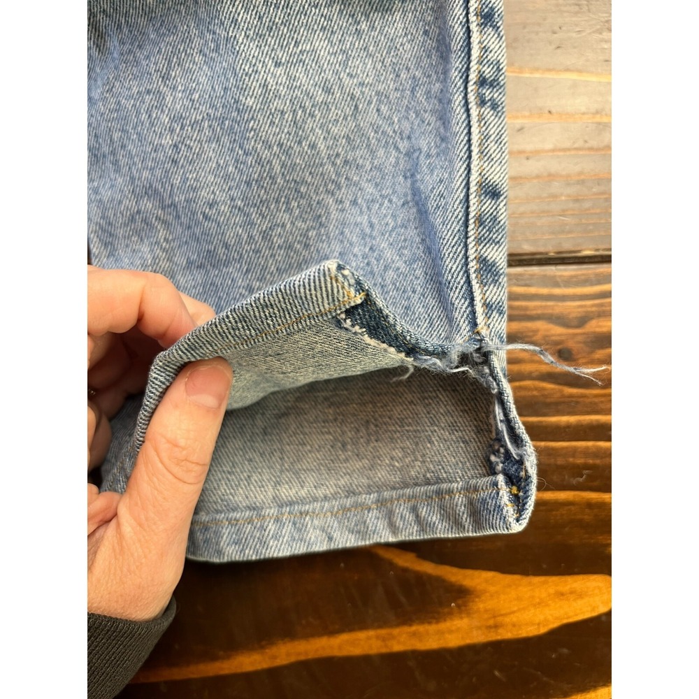CASUCCI Jeans Womens 24 Blue Denim Vintage Rigid Denim Ankle Cuts - Picture 4 of 14